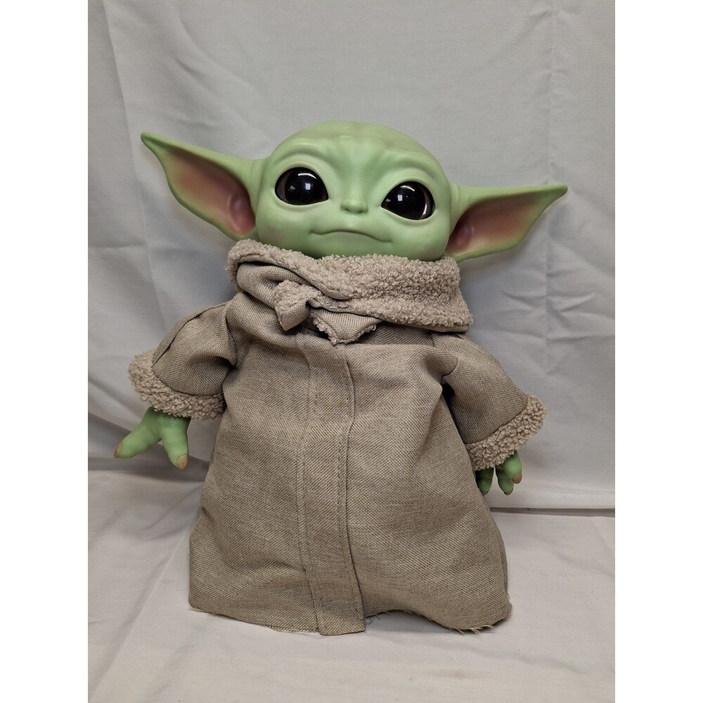 Grogu Baby Yoda Child Plush 12” Rubber Head Star Wars Mattel Mandalorian 2021